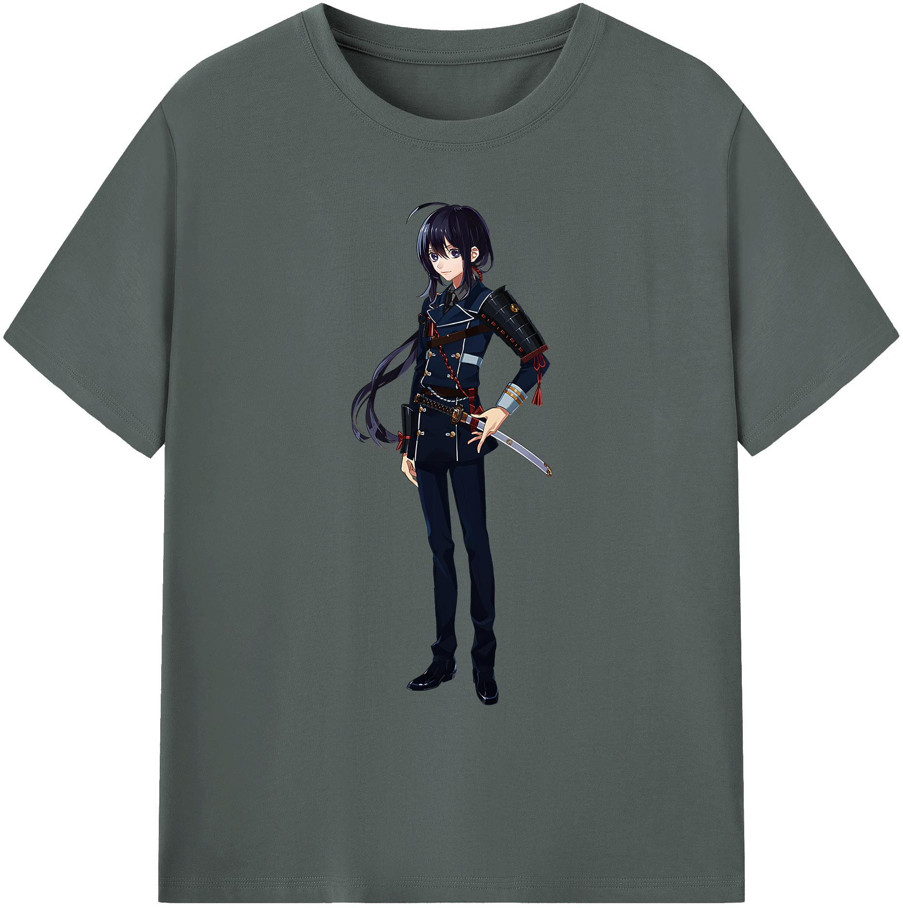 （画像用） 刀剣乱舞 Touken Ranbu 綿100％ メンズ半袖Tシャツ｜肌触りやわらか＆通気性